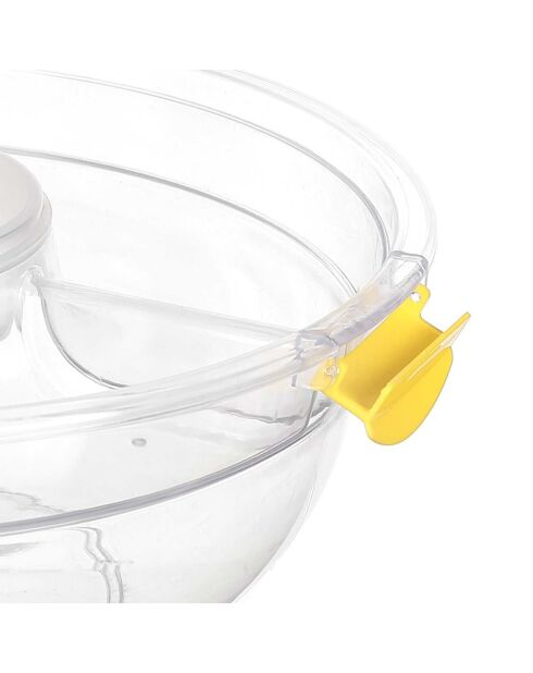 Boite à emporter bain de soleil coloris aléatoire - 33x14x33 cm