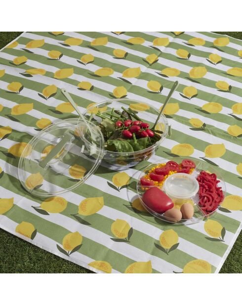 Boite à emporter bain de soleil coloris aléatoire - 33x14x33 cm