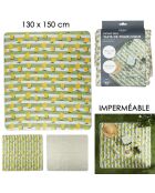 Tapis de pique nique bain de soleil  coloris aléatoire - 130x150 cm