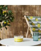 Bougie citronnelle bain de soleil coloris aléatoire - 3 mèches 20h