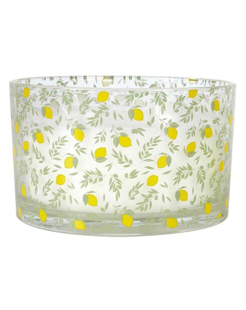 Candela prendisole alla citronella in colori casuali - 3 stoppini 20h