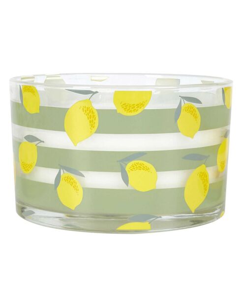 Bougie citronnelle bain de soleil coloris aléatoire - 3 mèches 20h