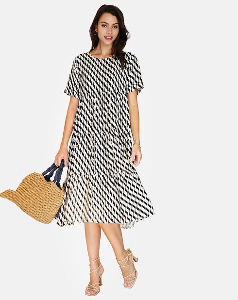 Robe en Lin & Coton Sophie noire
