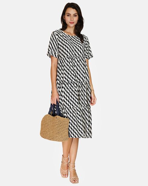 Robe en Lin & Coton Sophie noire
