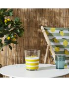 Bougie citronnelle bain de soleil coloris aléatoire - 3 mèches 45h