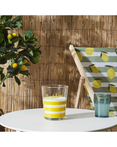 Bougie citronnelle bain de soleil coloris aléatoire - 3 mèches 45h