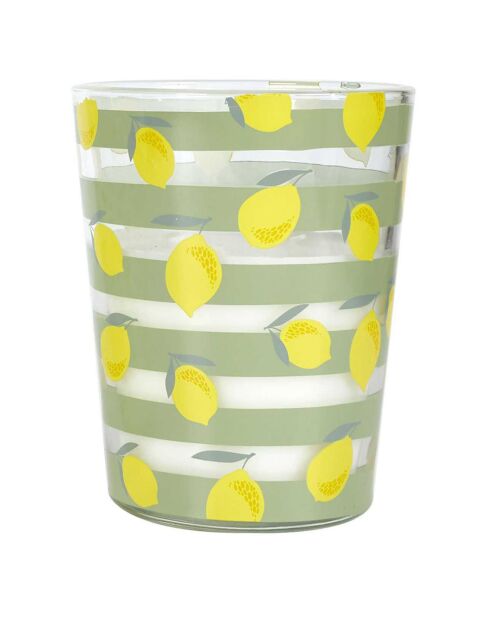 Bougie citronnelle bain de soleil coloris aléatoire - 3 mèches 45h