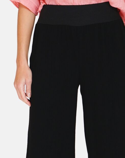 Pantalon en Lin & Coton Emily noir