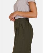 Pantalon en Lin & Coton Louise kaki claire