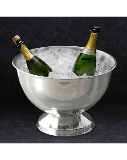 Seau à bouteille argenté - D.36 cm