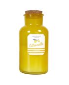 Bougie citronnelle fiole bain de soleil coloris aléatoire - 1 mèche 75h