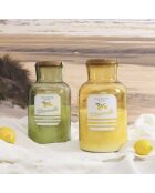 Bougie citronnelle fiole bain de soleil coloris aléatoire - 1 mèche 75h
