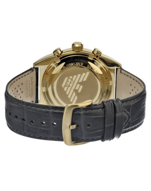 Montre Homme en Cuir AR0386 noire
