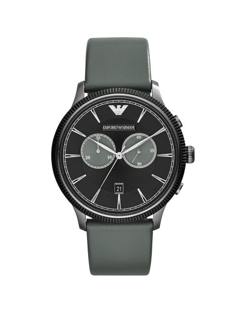 Montre Homme en Cuir AR1794 grise