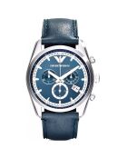 Montre Homme en Cuir AR6041 bleue