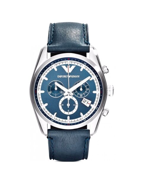 Montre Homme en Cuir AR6041 bleue