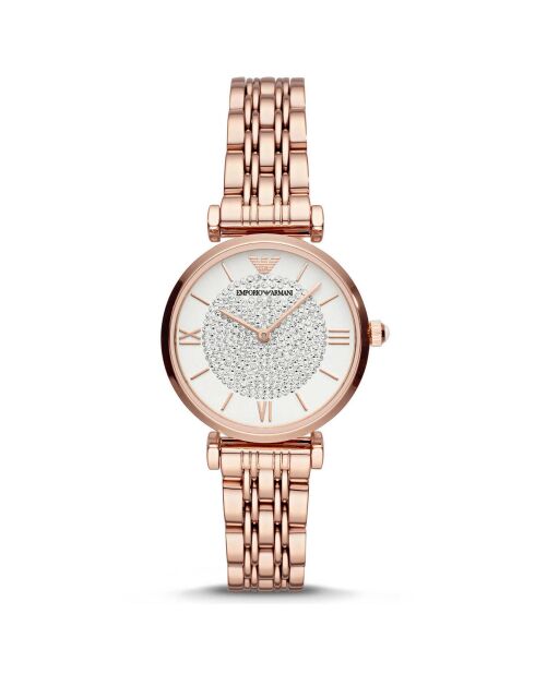 Montre Femme en Acier AR11244 rose doré