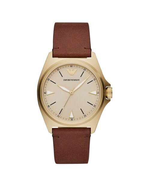 Montre Homme en Cuir AR11331 marron