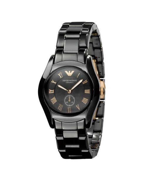 Montre Femme en Céramique AR1412 noire