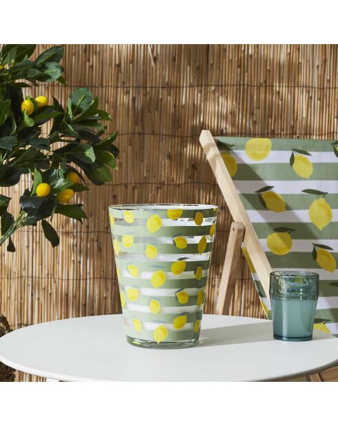 Candela prendisole alla citronella in colori casuali - 3 stoppini 60h