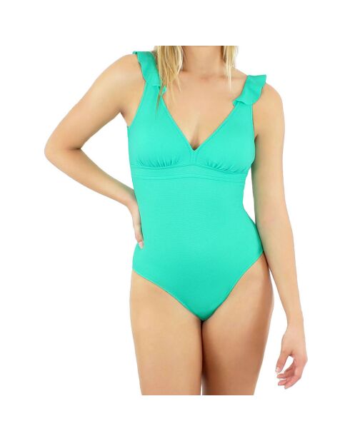 Maillot de bain 1 Pièce coupe sous poitrine Bellagio vert