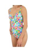Maillot de bain 1 Pièce à armatures Maddalena multicolore