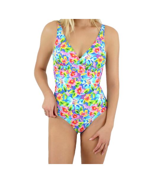 Maillot de bain 1 Pièce coupe sous poitrine Maddalena multicolore
