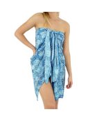 Paréo Long Liscia bleu