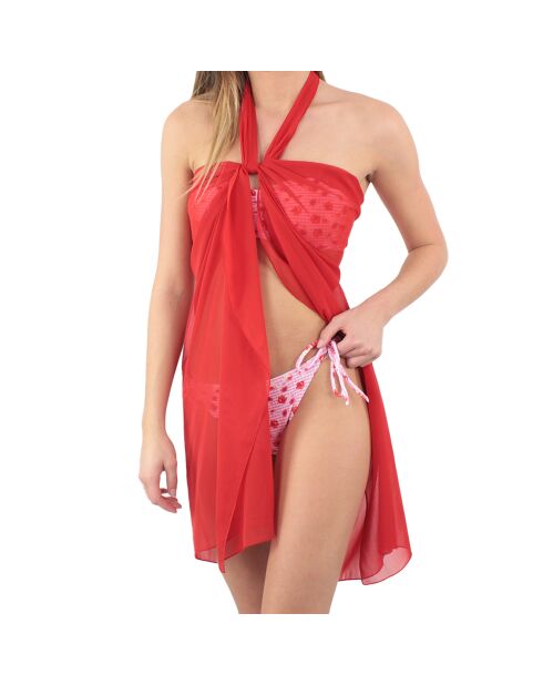 Paréo Charme rouge