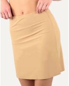 Jupe invisible beige