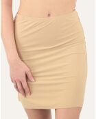 Jupe invisible beige