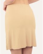 Jupe invisible beige