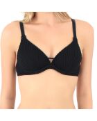 Haut de maillot de bain triangle Dolce noir