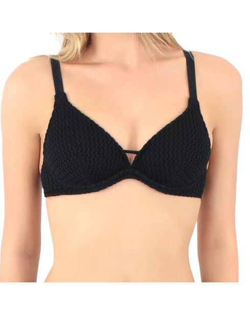 Haut de maillot de bain triangle Dolce noir