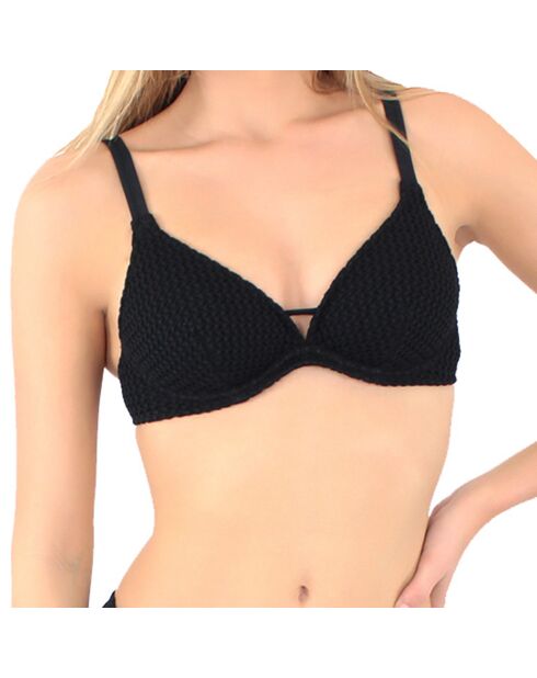 Dolce schwarzes Triangel-Bikinioberteil