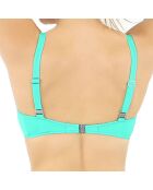 Haut de maillot de bain triangle Bellagio vert