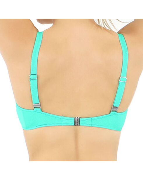 Haut de maillot de bain triangle Bellagio vert