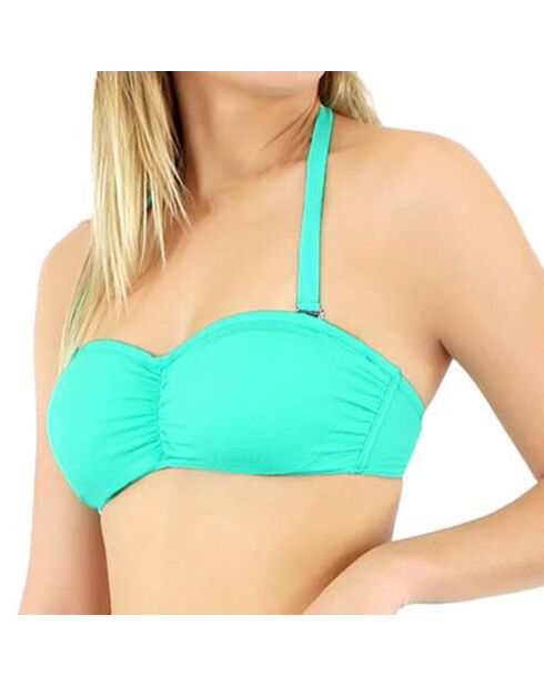 Haut de maillot de bain bandeau Bellagio vert