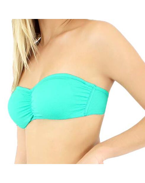 Haut de maillot de bain bandeau Bellagio vert