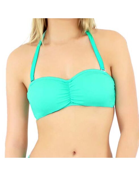 Haut de maillot de bain bandeau Bellagio vert