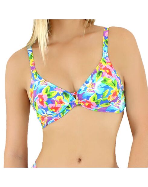 Haut Triangle Maddalena multicolore