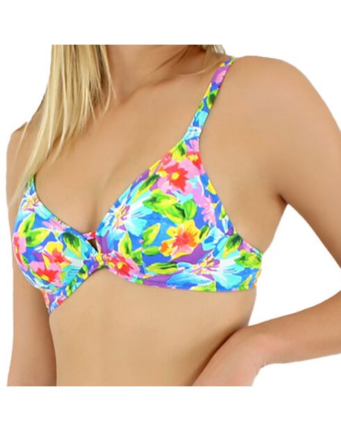 Haut Triangle Maddalena multicolore