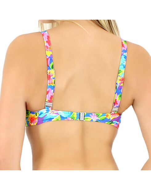Haut à armatures Maddalena multicolore