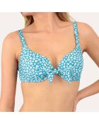 Haut de maillot de bain arguin bleu