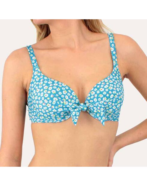 Haut de maillot de bain arguin bleu