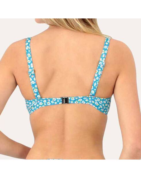 Haut de maillot de bain arguin bleu