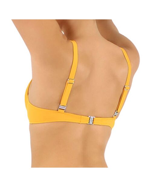 Haut de maillot de bain Grace jaune