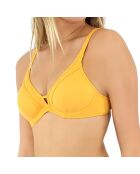 Haut de maillot de bain Grace jaune