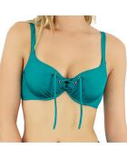 Haut de maillot de bain balconnet à coques Allure vert