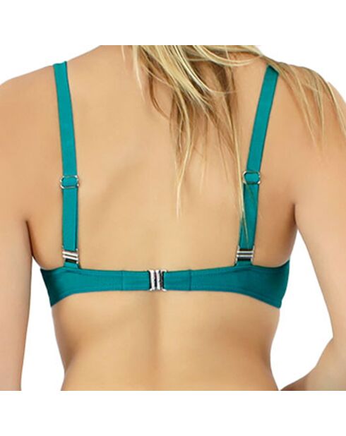 Haut de maillot de bain balconnet à coques Allure vert
